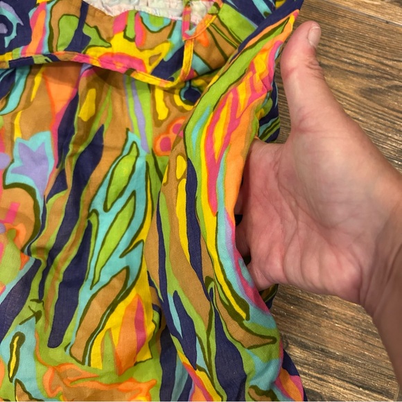 Tori Richard Honolulu Bright Floral Sundress Size U (Fits S/M) - Picture 6 of 7